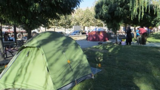 Camping im Park