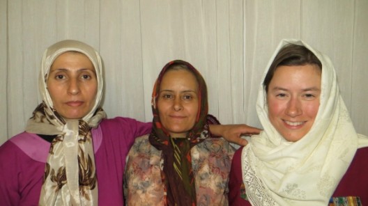 mit Maryam (links) und Hogar (rechts)