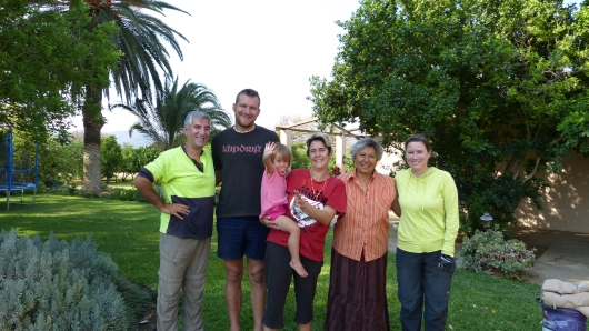 mit Pär, Jurianke, Nanna und Estelle (von links)