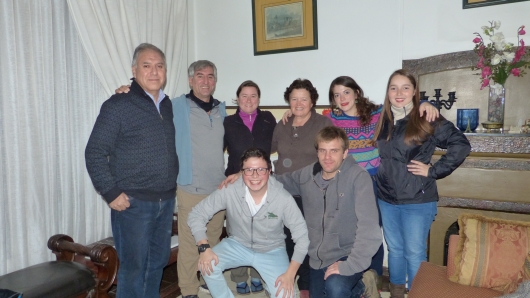 In Santiago mit Rene, Fabian, Laura, Israel, Valeria und Maite